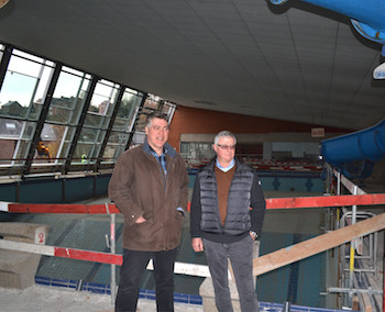 Piscine de Saint Servais : une nouvelle verrière Piscine de Saint Servais : une nouvelle verrière
