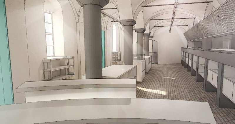 Musée de Croix et salle Kegeljan : aménagement