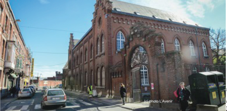 Namur : la démolition du Mess des Officiers Namur : la démolition du Mess des Officiers