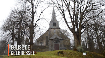 Eglise de Gelbressée, rafraîchie pour Noël