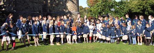 Remise des clés à l'Unité 'Guides de la Marlagne'