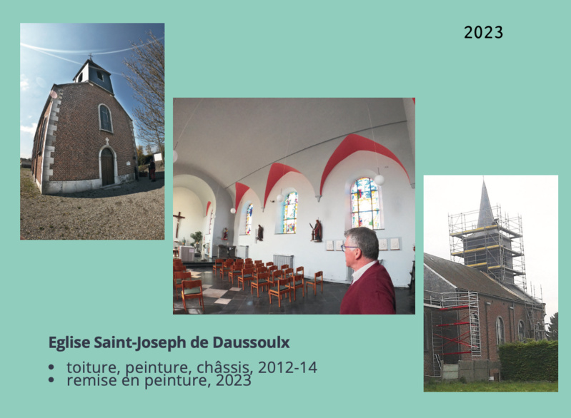 L'église Saint Joseph de Daussoulx L'église Saint Joseph de Daussoulx