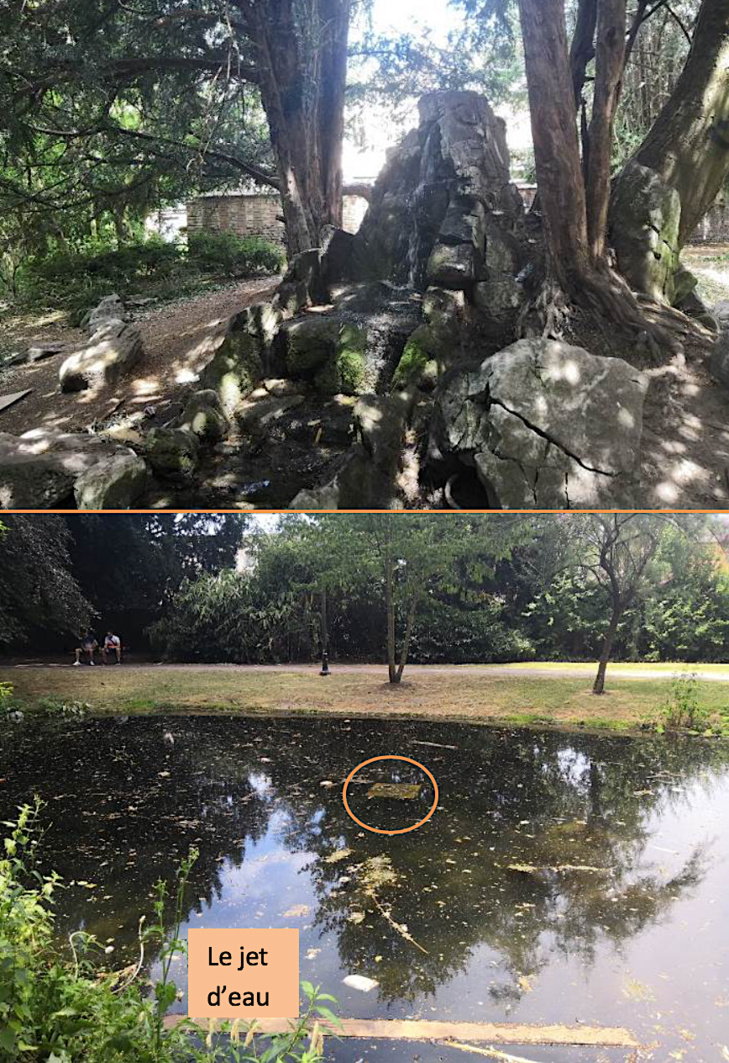 Jambes : rénovation de la fontaine du Parc Astrid