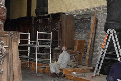 Eglise Saint-Loup: retour des premiers confessionnaux