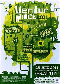 La 27ème édition du Verdur Rock: Citadelle de Namur – 25 juin 2011
