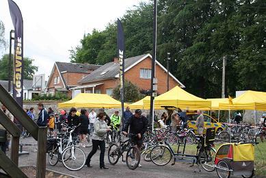 La Fête du Vélo 2011 à Namur: un beau succès malgré la pluie