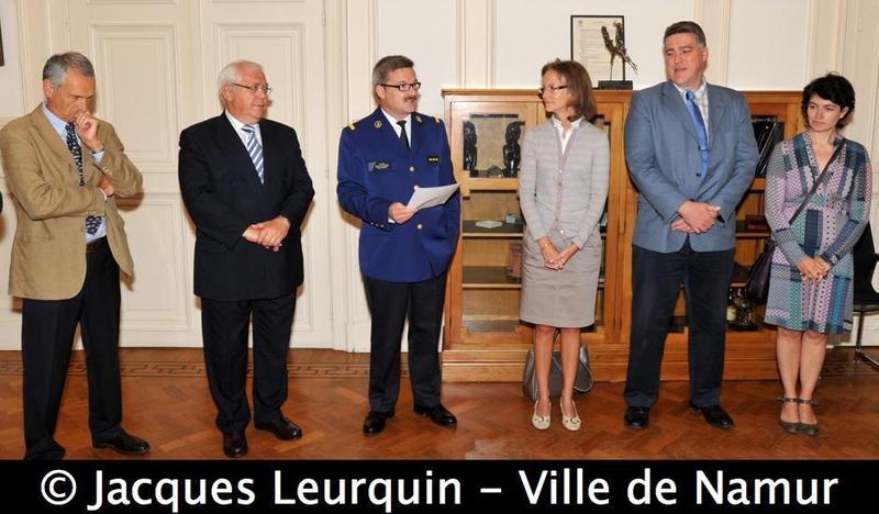 Prestation de serment de Pascal Ligot, le nouveau chef de corps de la Police de Namur Prestation de serment de Pascal Ligot, le nouveau chef de corps de la Police de Namur