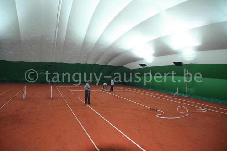 Tennis Club Jambes Amee: une bulle pour 2 terrains