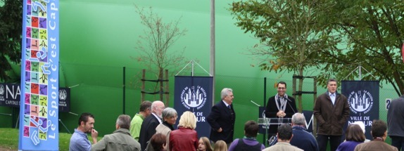 TC Jambes Amée: inauguration de la bulle TC Jambes Amée: inauguration de la bulle