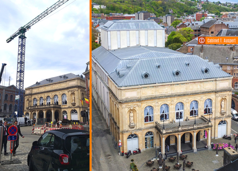 Théatre royal de Namur : début des travaux 