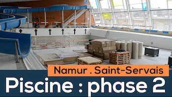 Rénovation de la piscine de Saint-Servais : phase 2