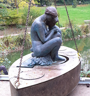 La statue Sambre et Meuse de retour La statue Sambre et Meuse de retour