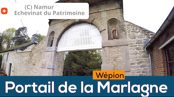 Wépion : le Portail de la Marlagne restauré Wépion : le Portail de la Marlagne restauré