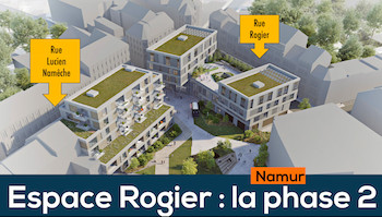Namur, Espace Rogier : la phase 2 attribuée Namur, Espace Rogier : la phase 2 attribuée