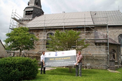 Dave, l'église Saint-Martin fait peau neuve