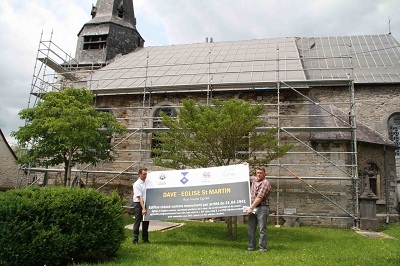 Rénovation de l'église Saint-Martin à Dave