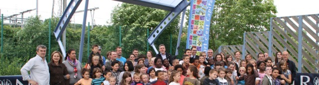 Couverture de l'Espace Multisports du Quartier des Balances à Salzinnes Couverture de l'Espace Multisports du Quartier des Balances à Salzinnes