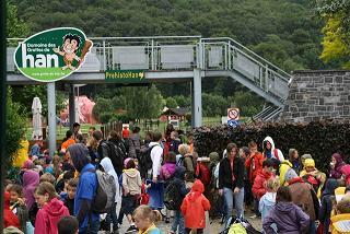 Près de 500 enfants des plaines de vacances à la Grande Excursion 2012