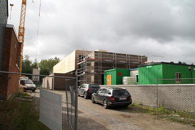 Naninne: le chantier de la Salle Polyvalente Naninne: le chantier de la Salle Polyvalente