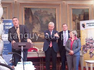 Namur Territoire de la Mémoire: remise des Prix à la Province