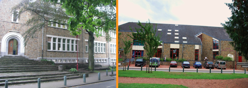 Jambes, Parc Astrid : lifting des toitures de l'école et de la salle communale Jambes, Parc Astrid : lifting des toitures de l'école et de la salle communale