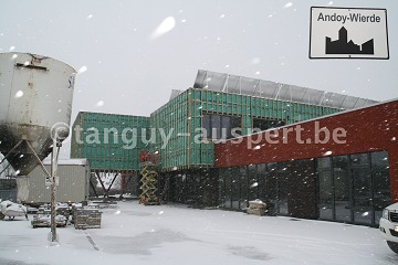 Ecole Communale d'Andoy: le chantier se poursuit
