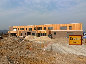 Le chantier de la crèche sur le plateau de Bellevue