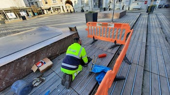 Place d'Armes : rénovation des fontaines