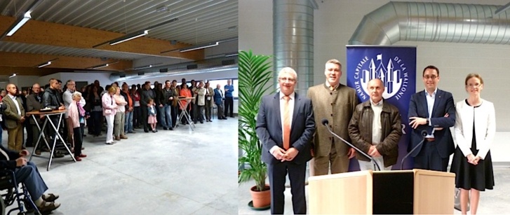 Le Hall Sportif de Temploux prend son envol Le Hall Sportif de Temploux prend son envol