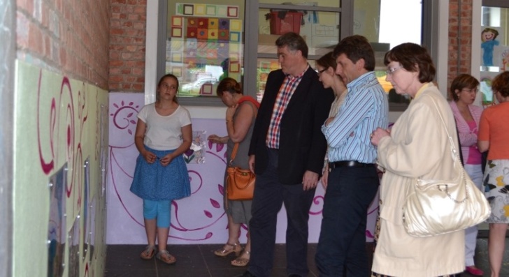 Naninne, une fresque à l'Ecole Communale Naninne, une fresque à l'Ecole Communale