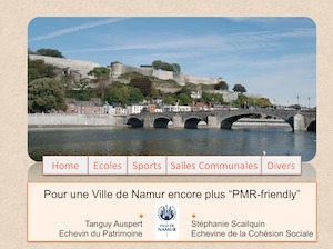 Namur, des bâtiments communaux adaptés aux personnes à mobilité réduite Namur, des bâtiments communaux adaptés aux personnes à mobilité réduite