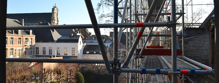 Le Musee de Groesbeek de Croix en plein travaux