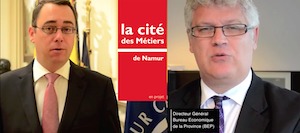 Importants soutiens pour la Cité des Métiers de Namur