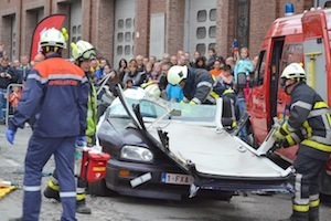 Un exercice de désincarcération Un exercice de désincarcération