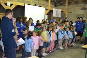 Une unité scout à Saint-Marc