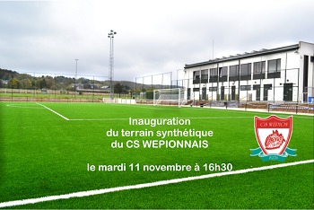 CS Wepionnais : un terrain synthétique tout beau tout neuf CS Wepionnais : un terrain synthétique tout beau tout neuf