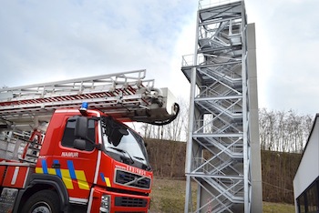 Namur, la nouvelle caserne des pompiers