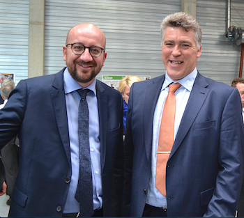 Namur, inauguration de la nouvelle Caserne des pompiers