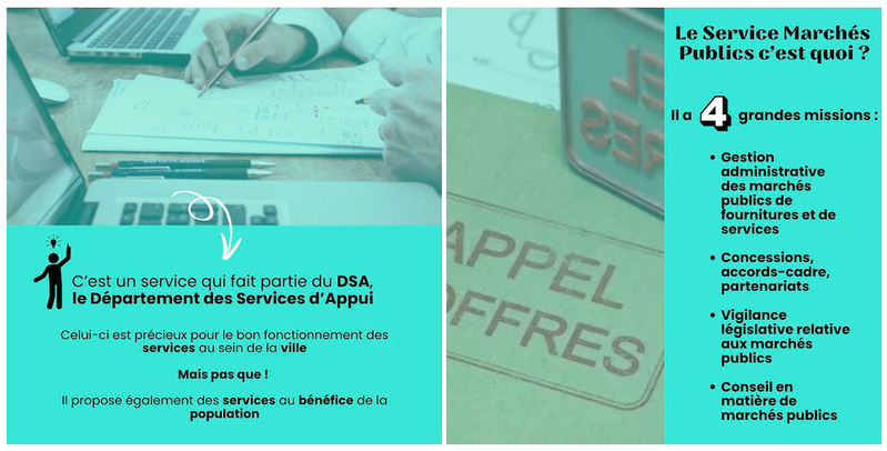 Le Service Marchés Publics
