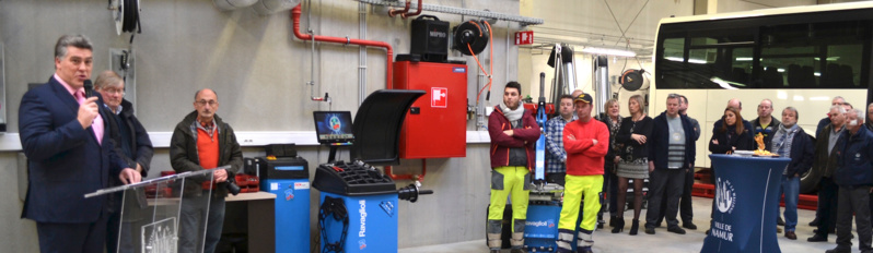 Le nouveau garage communal Le nouveau garage communal