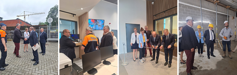 Commissariat d'Hastedon : visite ministérielle 