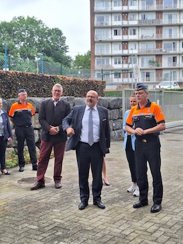 Commissariat d'Hastedon : visite ministérielle 