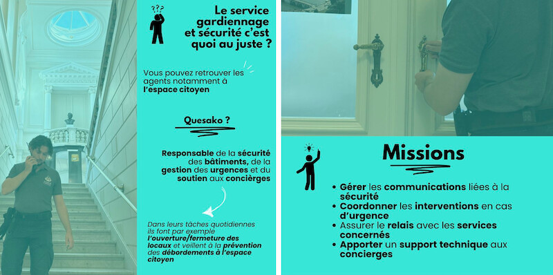 Le Service Gardiennage et Sécurité
