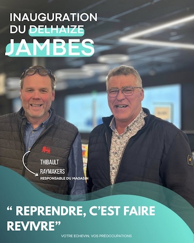 Un Delhaize flambant neuf à Jambes