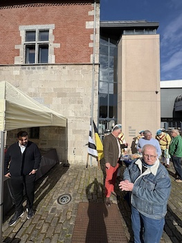 Jambes, la Tour d'Anhaive restaurée