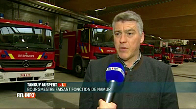 Incendie sous le Pont de Louvain : tout est ok