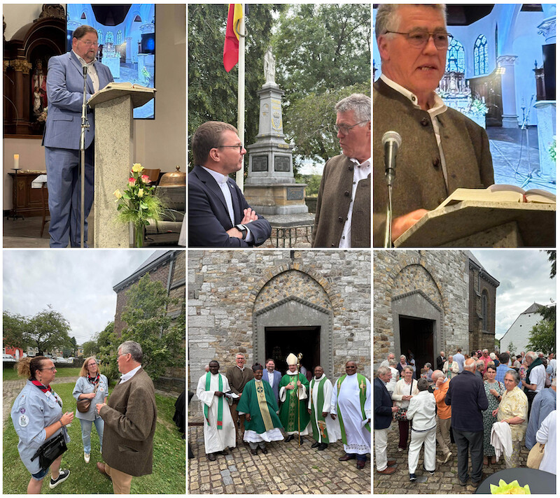 Temploux : l'église Saint Hilaire en fête