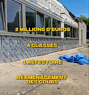 Ecole de Bouge Centenaire : le chantier en juillet 2026