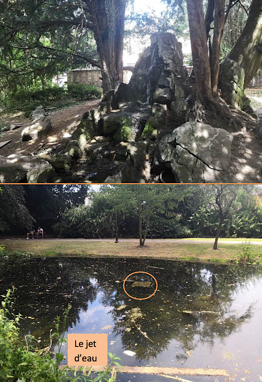 Jambes : rénovation de la fontaine du Parc Astrid