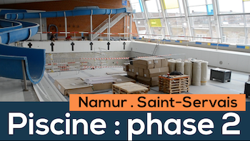 Saint-Servais : phase 2 de la rénovation de la piscine